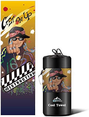 エイエムエッチ Amh 冷却タオル スポーツ タオル 冷感 おしゃれ ひんやり クール 熱中症対策 抗菌 吸汗 速乾 多機能 男女兼用 100cm 30cm