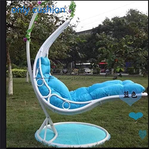家具マーメイドクッション スイングチェアウィッカーハンギングエッグ籐の椅子ハンモックパッド 国内正規総代理店アイテム バルコニーパティオガーデン どちらの椅子もスタンドも含まれていません 屋外または屋内専用クッション
