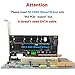 Dual M.2 PCIe Adapter, M2 SSD NVME (m-Key) or SATA (b-Key) 22110 2280 2260 2242 2230 to PCI-e 3.0 x4 Host Controller Expansion Card for Desktop PCI Express Slots