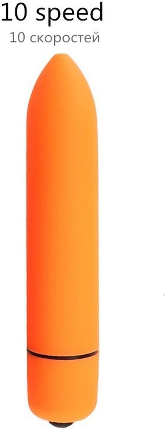 Vibrant Rings 14 Color 1/10 Speed Mini Bullet Women Waterproof Stimulator Funny Toys Woman Products,Orange