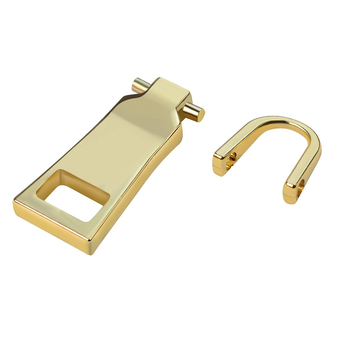 Miayon 36 PCS Zipper Pulls Zip Fixer Replacements Universal Zipper Repair Parts (4 Colors)