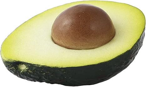 Amazon Co Jp Huasurvシミュレーションフルーツハーフアボカド人工アボカドフェイクフルーツアボカド写真プロップ ホーム キッチン