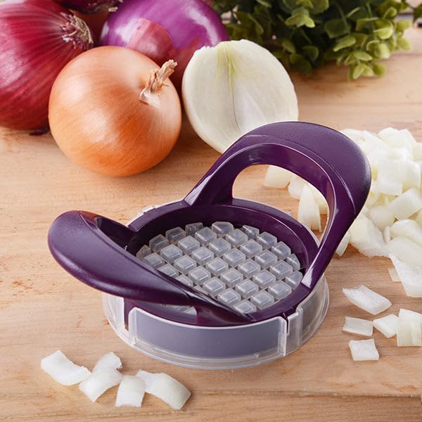 Prepara 1038 Onion Cutter, Stainless Steel, Violet