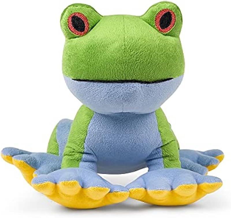 Petface Eco Friendly Trev Tree Frog Plush Dog Toy
