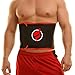 Fitru Waist Trimmer Weight Loss Ab Belt for Women & Men - Waist Trainer Stomach Wrap (red, 9