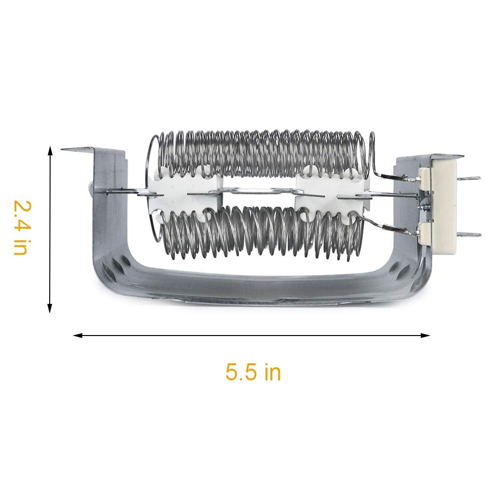 279838 Dryer Heating Element Assembly Replacement Part by AMI PARTS - Compatible with Whirlpool & Kenmore Electric Dryers - Replaces EXP279838 AP3094254 279837 279838VP 3398064 3403585 8565582 AH33431