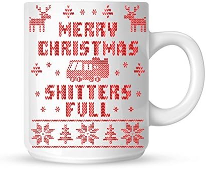 Shitter Full Funny Christmas White Mya Coffee Coffe Mug , Custom Mug, Personalised Photo Mug, Unique Gift by DK Collection
