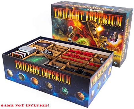 docsmagic.de Organizer Insert for Twilight Imperium 4th Edition Box, Light Brown - Image 3