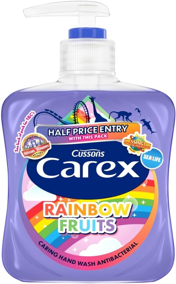 Carex Fun Editions Antibacterial Hand Wash Rainbow Fruits 250ml