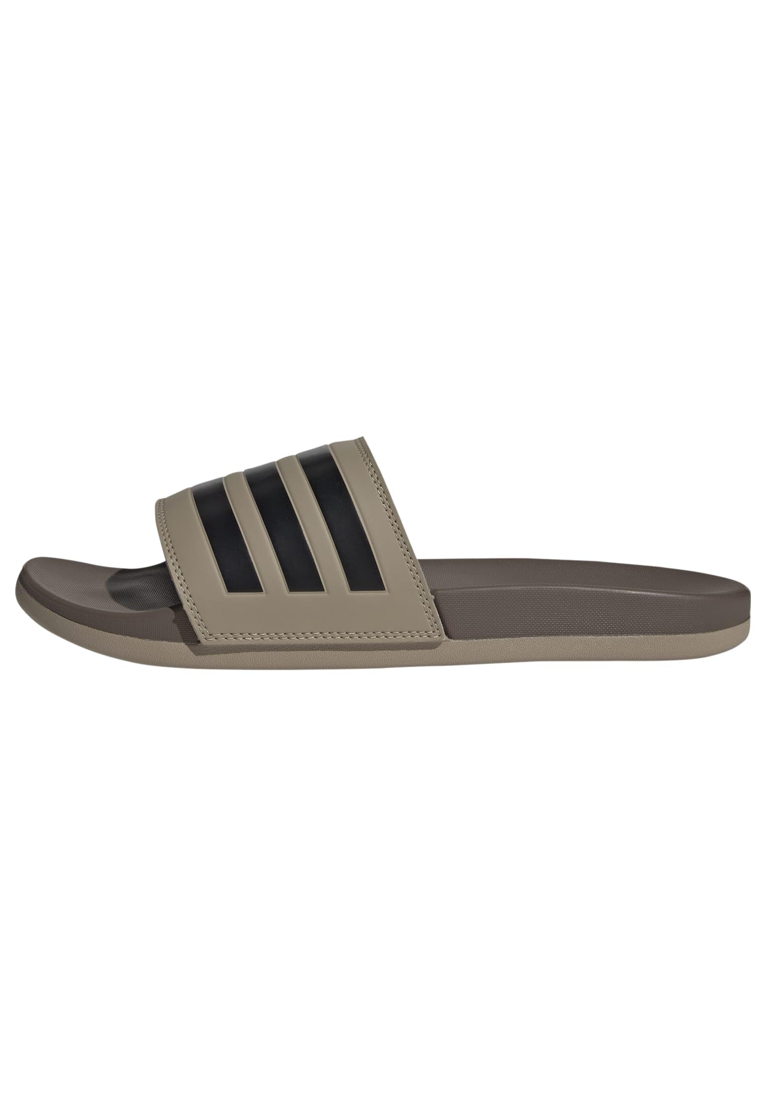 adidas Unisex Adilette Comfort Slide Sandal, Blanch