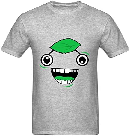 Lively Ball Adult Men's Guava Juice Logo Print Tee Shirt Black L Grey