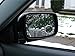 Zone Tech Rearview Blind Sport Mirrors - 4-Pack Premium Quality 2 Inch Stick-On Aluminum Border Thin Car Blind Sport Mirrors