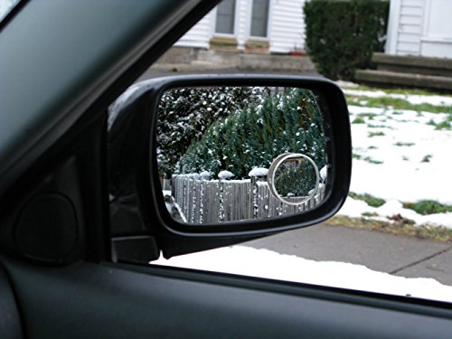 image for Car Round Blind Spot Mirror-Zone Tech Thin Universal Fit-2 inch Stick 