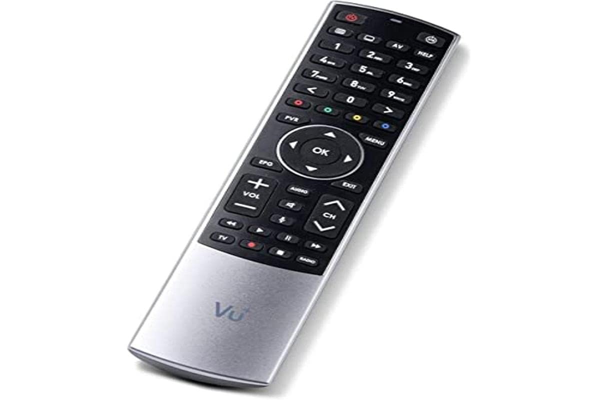 VU+ 8786821 compatible Fernbedienung Bluetooth/IR,black / silver