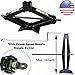 Universal Scissor Jack 2 Ton Wind Up Lift Floor Jacks 14 Inch Height with Crank Speed Handle Rust-Proof for Ford F-150 Chevrolet Toyota Dodge Ram