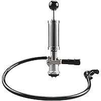 Homebrewing Beer Keg Party Pump - PERA Brand D Type 4 inch Draft Beer Party Pump with Picnic Tap
