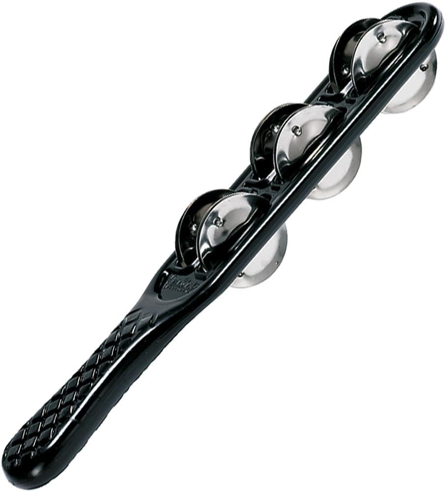 Meinl Percussion Headliner Jingle Stick - 2-Row Jingle Stick - ABS Plastic / Steel, Black / Silver (HJS1BK)