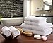 Utopia Towels 8 Piece Premium Towel Set, 2 Bath, 2 Hand, and 4 Washcloths, 100% Ring Spun Cotton, Highly Absorbent Towels for Bathroom, Sports, and Hotel, White