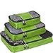 eBags Classic Packing Cubes for Travel - 3pc Set - (Grasshopper)