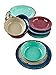 12-Pc. Rustic Melamine Dinnerware Set