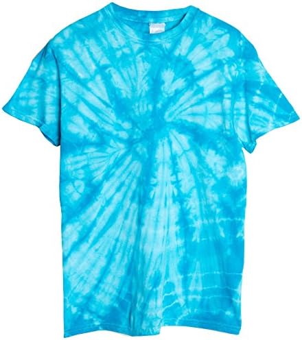 Ragstock Tie Dye T-Shirt, Spider-Turq - XL