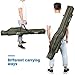 WATERFLY Rod Case Fishing,Folding Fishing Rod Pole Case Portable Fishing Rod Carrier Fishing Tool Storage Bag