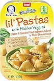 Gerber Graduates Lil Pastas with Hidden Veggies Spinach Filled Vegetable Ravioli In Creamy Three Cheese Sauce, 4.5 Ounce (Pack of 6)