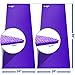 Yes4All PVC Yoga Mat / Exercise Yoga Mat for Pilates, Workout, Travel – Non Slip Yoga Mat / Yoga Floor Mat (5mm, Purple)