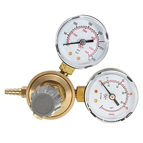 Argon CO2 Pressure Reducer Mig Tig Flow Control Valve Regulator for Welding