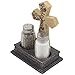 Decorative Stone Look Holy Cross with Special Blessing Salt and Pepper Shaker Set in Spiritual, Religious & Christian Decor Sculptures for Dining Room or Kitchen Table Easter Decorations As Inspirational Gifts by Home-n-Gifts
