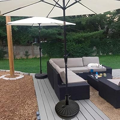 Amazon Com Easygoproducts Egp Base 004 Umbrella Base Water Filled Stand Outdoor Patio Market Heavy Duty Garden Outdoor