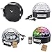 Outgeek DJ Lights, 9 Color LED Bluetooth Stage Lights DJ Stage Lighting Rotating Crystal Magic Ball Light Sound Activated Light with Remote Control MP3 Play and USB for Disco Xmas KTV Club Pub Show