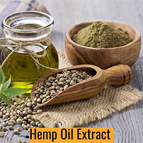 Turmeric Curcumin with Hemp Oil Extract and BioPerine. Antioxidant Support, Powerful Anti-Inflammatory, Promotes Healthy Glowing Skin. 60 Capsules