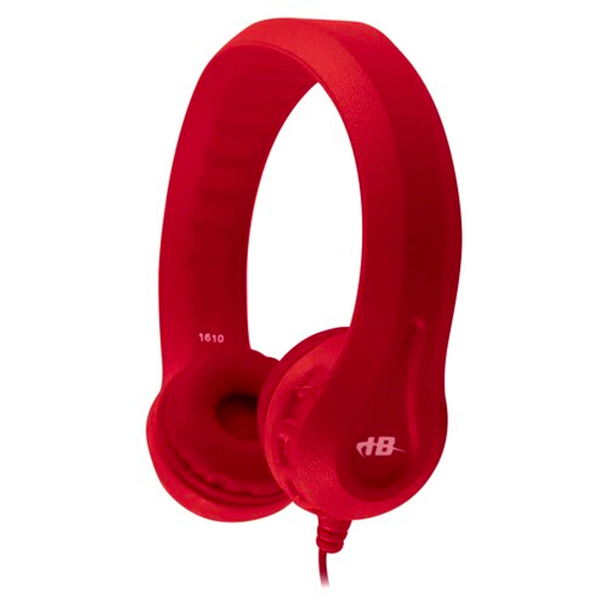 Photo 1 of HamiltonBuhl KIDS-RED Hamilton Buhl Flex-Phones Foam Headphones, Red, kindergarten Grade to 3 Grade, Small
