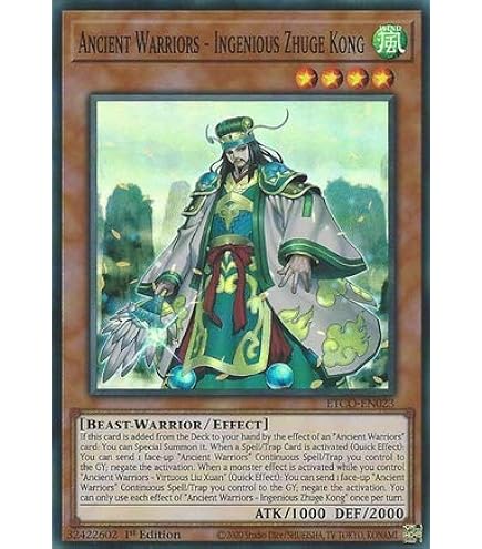 Ancient Warriors - Ingenious Zhuge Kong - ETCO-EN023 - Super Rare