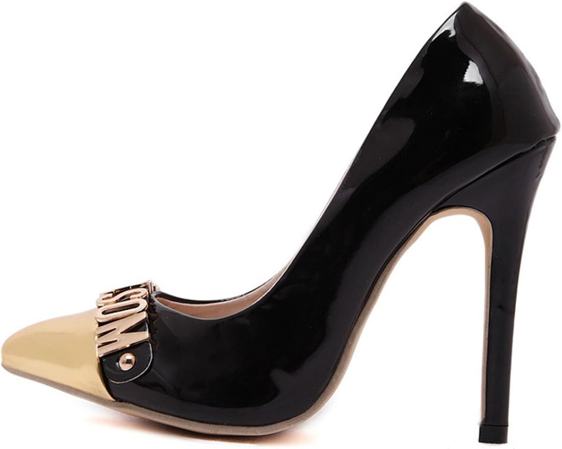 steel toe stiletto shoes