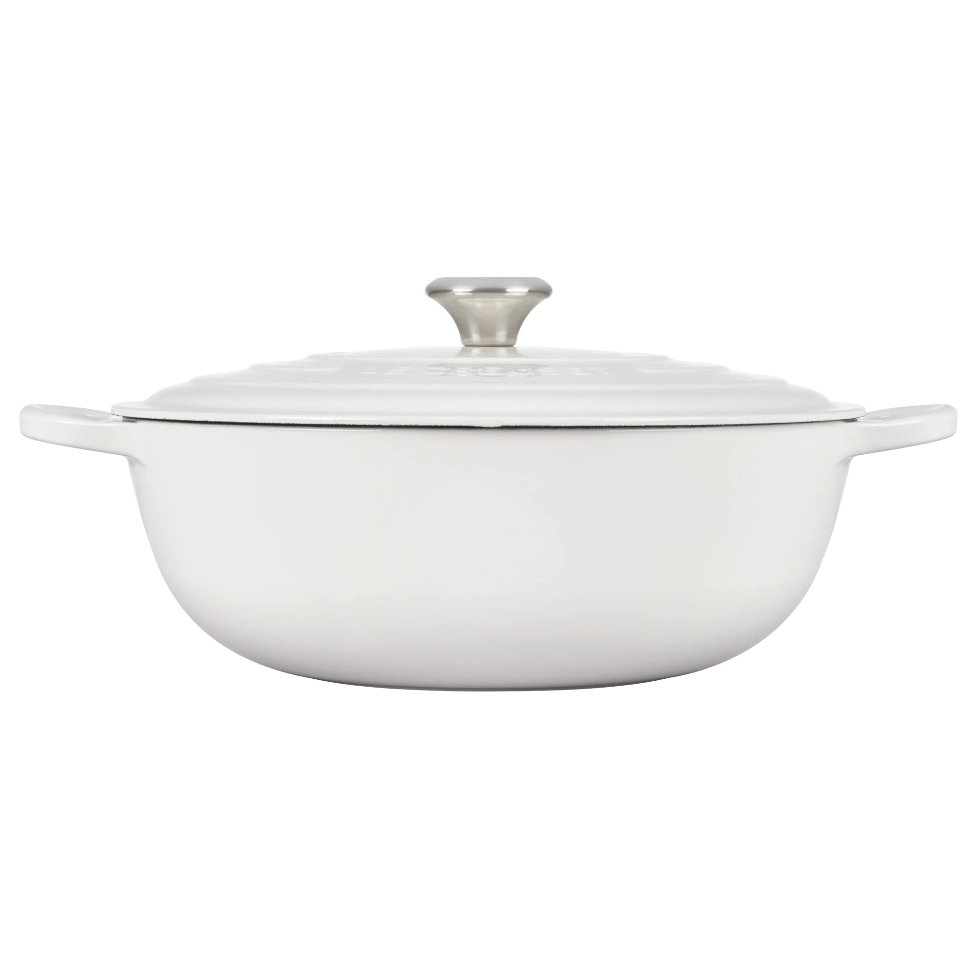 Le Creuset Signature Cast Iron Chef's Oven, 7.5qt, White, LS2514-3216SS