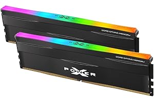 Silicon Power DDR5 32GB (2x16GB) Zenith RGB 6000MT/s (PC5-48000) 288-pin CL36 1.35V UDIMM Desktop Memory Module RAM SP032GXLW