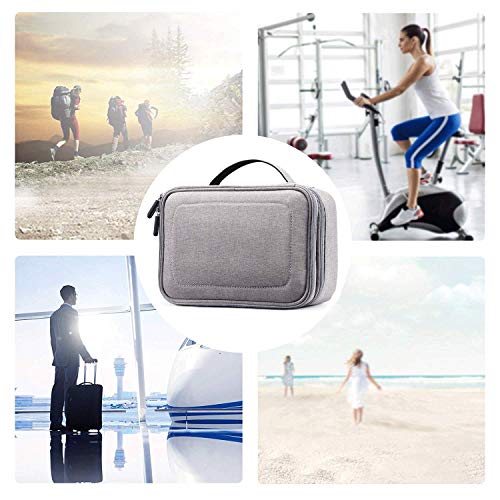 Rownyeon Makeup Train Cases Travel Makeup Bag Waterproof Portable Cosmetic Cases Organizer Mini with Adjustable Dividers for Cosmetics Makeup Brushes Toiletry Jewelry Digital Accessories Small 8 Rownyeon Makeup Train Cases Travel Makeup Bag Waterproof Portable Cosmetic Cases Organizer Mini with Adjustable Dividers for Cosmetics Makeup Brushes Toiletry Jewelry Digital Accessories Small