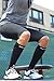 Mojo Compression Socks 20-30mmHg for Men and Women Power Tight Material 20-30mmHg Black Large A603BL3