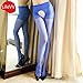 lifevv Womens 3 Pairs Sheer Stocking Top Garter Belt Thigh Stocking Pantyhose (White+Black+Blue)