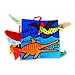 Tenworld Animal Tails Cloth book Baby Early Development Learning & Education Toy (Dinosaur)