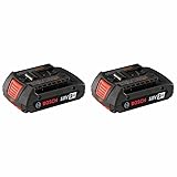 Bosch BAT612-2PK 18V Lithium-Ion 2 Ah Standard