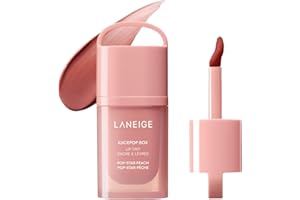 LANEIGE JuicePop Box Lip Tint: 12‑HR Hydrating Lightweight Stain with Buildable Juicy Color & Nourishing Shine, a K‑Beauty Li
