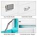 SONGMICS Jewelry Box Organizer Jewelry Storage Case with Large Mirror and 3 Drawers, Gift for Mom, White UJBC113