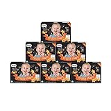 Nosh Fruity Stars Organic Fruit & Veggie Chews Toddler Snack, 5 Snack Packs, Apple, Banana & Sweet Potato (Pack of 6)
