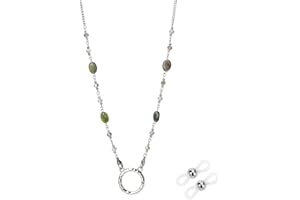 HONGEELY Glasses Holder Chain Loop Eyeglasses Necklace Ring for Women Reading Glasses Sunglasses Necklace for Men