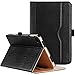 ProCase Cover for iPad mini 4 Case, Leather Stand Folio Case for 2015 iPad mini 4th Generation with Multiple Viewing Angles, auto Sleep/Wake, Document Card Pocket -Black