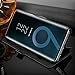 Galaxy S9 Case, AICase [ Window View ] Lightweight PU Leather Magnet Closure Flip View 360 Degree Full Body Protection Case Flip Folio Stand Cover for Samsung Galaxy S9 (Black)