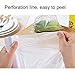 12 x 20 inches Plastic Produce Bag,350 Bags/Roll,for Fruits, Vegetable, Bread, Food Storage.